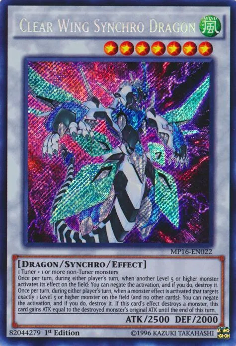 Clear Wing Synchro Dragon - 1st Edition