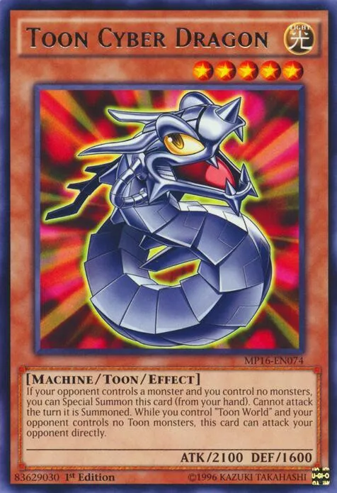 Toon Cyber Dragon - 1st Edition