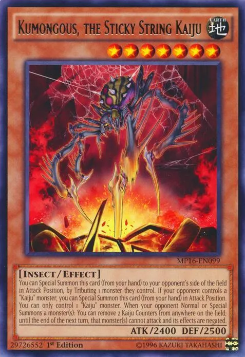 Kumongous, the Sticky String Kaiju - Unlimited