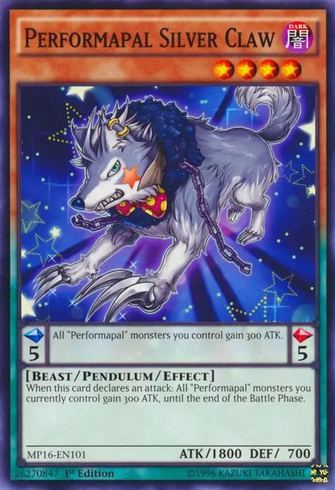 Performapal Silver Claw - 1st Edition