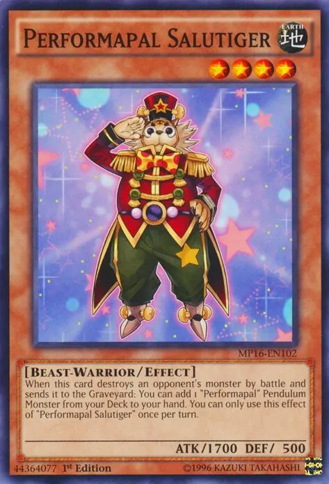 Performapal Salutiger - 1st Edition