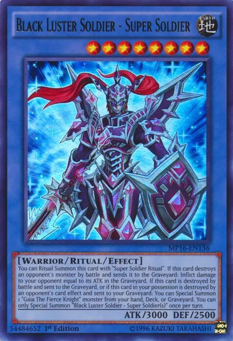 Black Luster Soldier - Super Soldier - 1st Edition