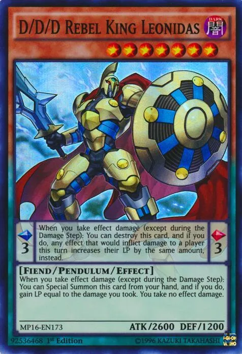 D/D/D Rebel King Leonidas - 1st Edition
