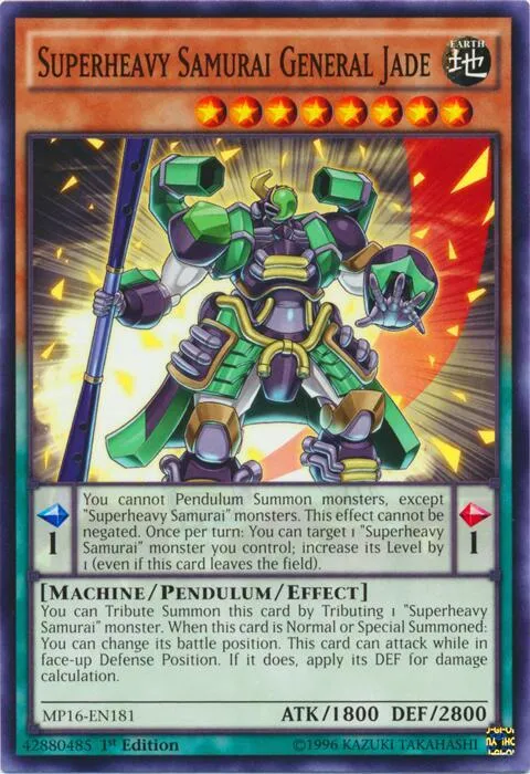Superheavy Samurai General Jade - Unlimited