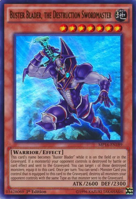 Buster Blader, the Destruction Swordmaster - Unlimited