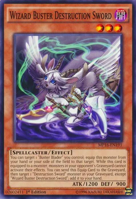 Wizard Buster Destruction Sword - 1st Edition