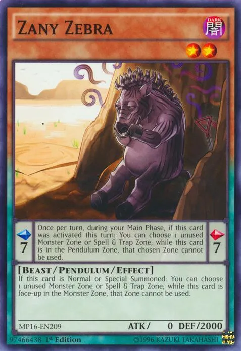 Zany Zebra - 1st Edition
