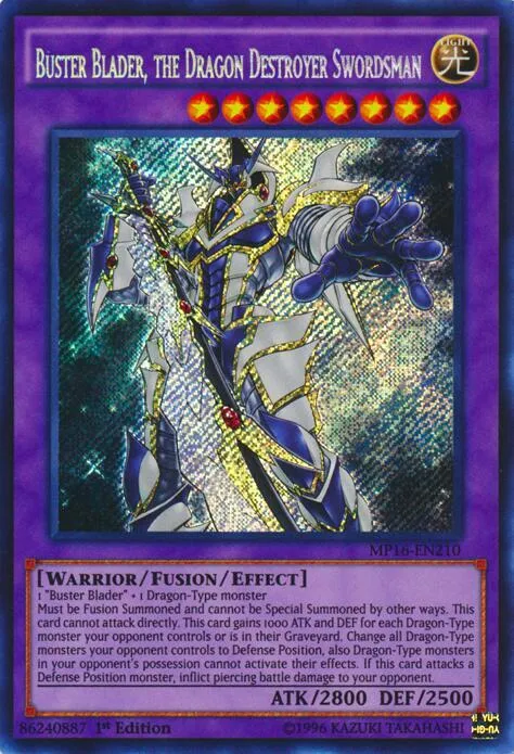 Buster Blader, the Dragon Destroyer Swordsman - 1st Edition