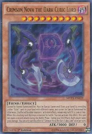 Crimson Nova the Dark Cubic Lord - 1st Edition