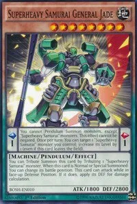 Superheavy Samurai General Jade - 1st Edition