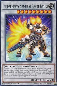 Superheavy Samurai Beast Kyubi - 1st Edition