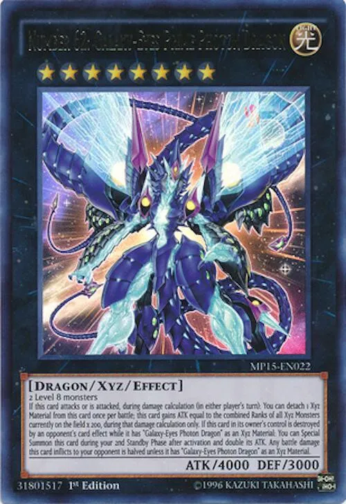Number 62: Galaxy-Eyes Prime Photon Dragon