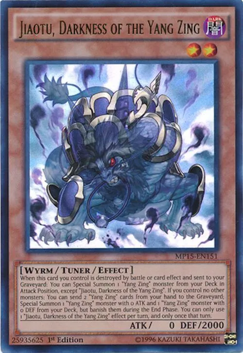 Jiaotu, Darkness of the Yang Zing