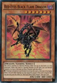 Red-Eyes Black Flare Dragon - 1st Edition