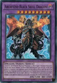 Archfiend Black Skull Dragon - 1st Edition