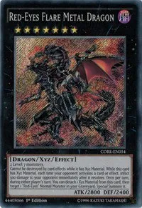 Red-Eyes Flare Metal Dragon - 1st Edition