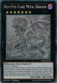 Red-Eyes Flare Metal Dragon - Ghost Rare First Edition
