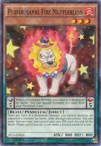 Performapal Fire Mufflerlion - Shatterfoil