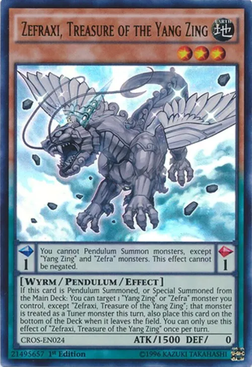 Zefraxi, Treasure of the Yang Zing - 1st Edition