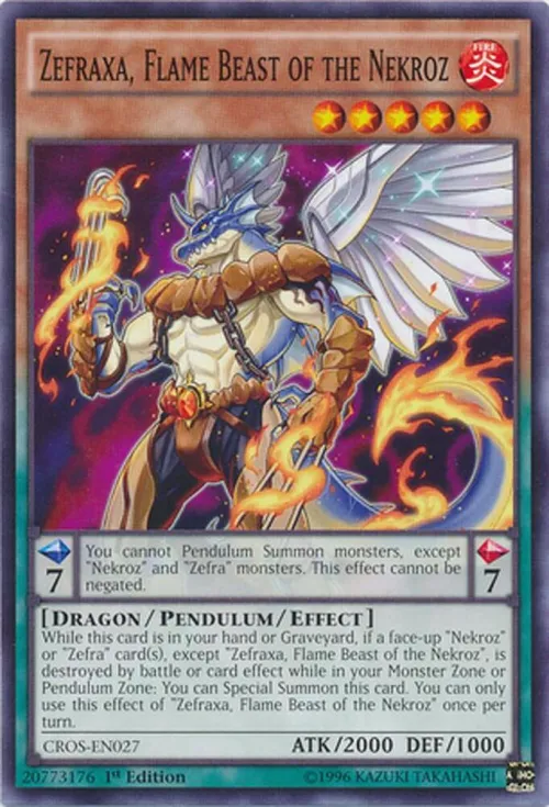 Zefraxa, Flame Beast of the Nekroz - 1st Edition