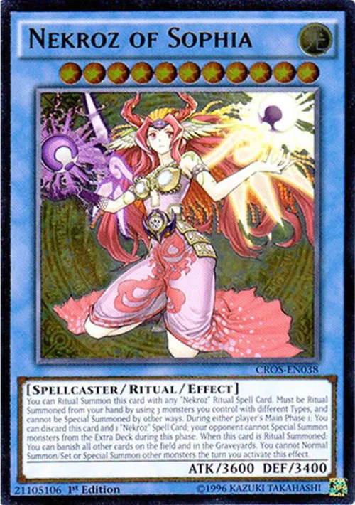 Nekroz of Sophia - Utr First Edition