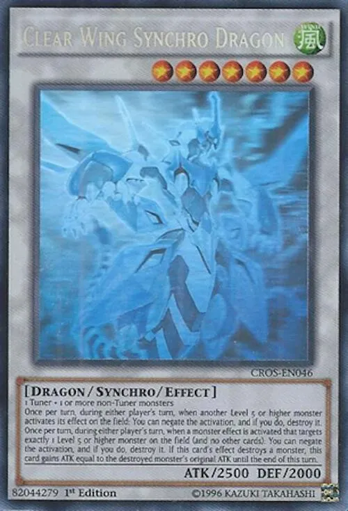 Clear Wing Synchro Dragon - Ghost Rare First Edition