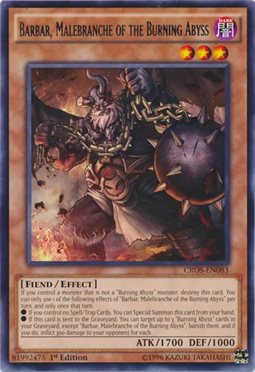 Barbar, Malebranche of the Burning Abyss - Unlimited