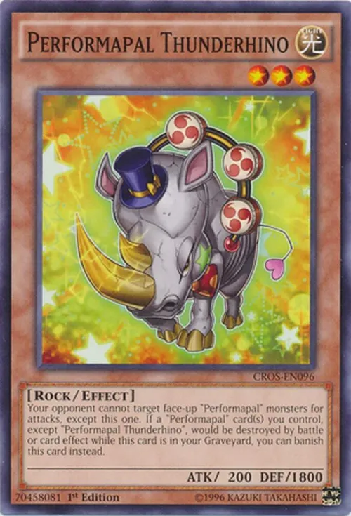 Performapal Thunderhino - 1st Edition