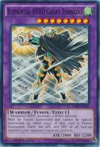 Elemental HERO Great Tornado - Unlimited
