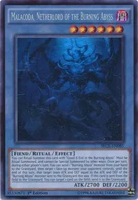 Malacoda, Netherlord of the Burning Abyss - Ghost Rare Unlimited