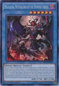 Malacoda, Netherlord of the Burning Abyss - 1st Edition