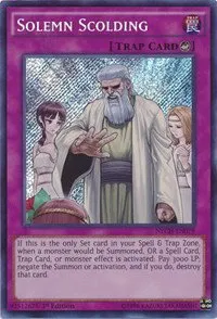 Solemn Scolding - 1st Edition