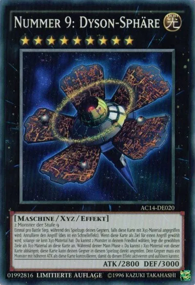 Number 9: Dyson Sphere (German) - "Nummer 9: Dyson-Sphäre"