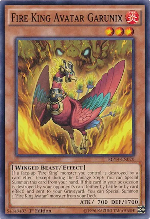 Fire King Avatar Garunix - 1st Edition