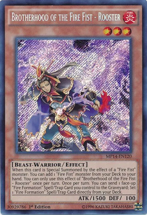 Brotherhood of the Fire Fist - Rooster - 1st Edition