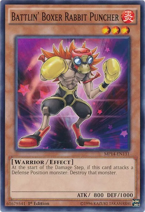 Battlin' Boxer Rabbit Puncher - 1st Edition