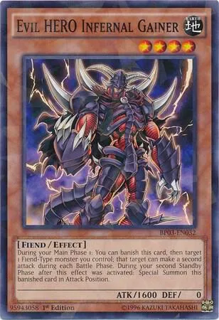 Evil HERO Infernal Gainer - Shatterfoil