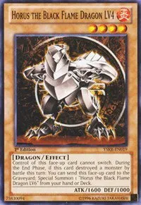 Horus the Black Flame Dragon LV4 - 1st Edition