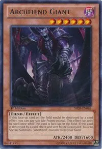 Archfiend Giant - 1st Edition