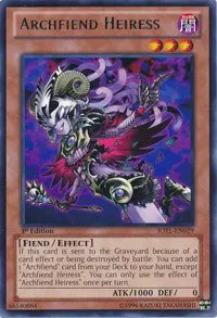 Archfiend Heiress - 1st Edition