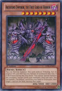 Archfiend Emperor, the First Lord of Horror - 1st Edition