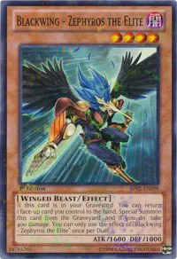 Blackwing - Zephyros the Elite - Mosaic Rare First Edition