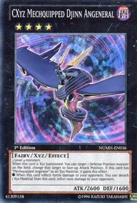 CXyz Mechquipped Djinn Angeneral - 1st Edition