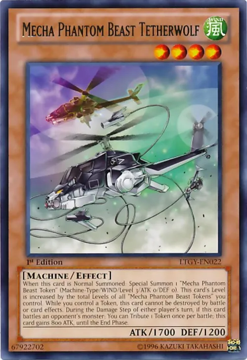 Mecha Phantom Beast Tetherwolf - 1st Edition