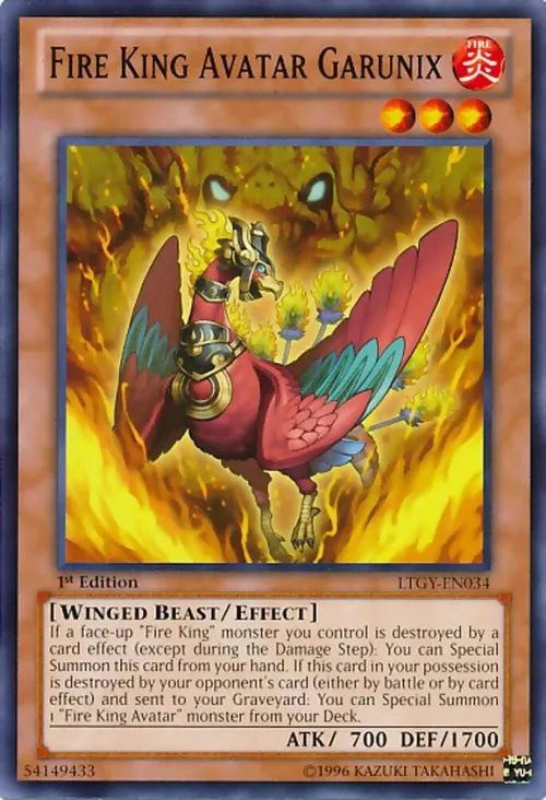 Fire King Avatar Garunix - 1st Edition