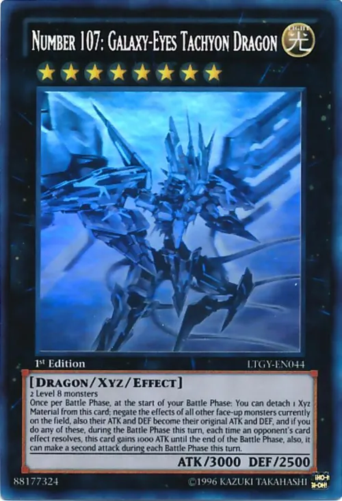 Number 107: Galaxy-Eyes Tachyon Dragon - Ghost Rare Unlimited