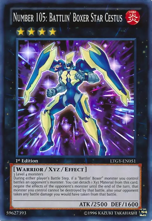 Number 105: Battlin' Boxer Star Cestus - 1st Edition