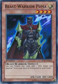 Beast-Warrior Puma - 1st Edition