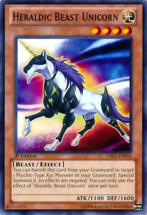 Heraldic Beast Unicorn - 1st Edition