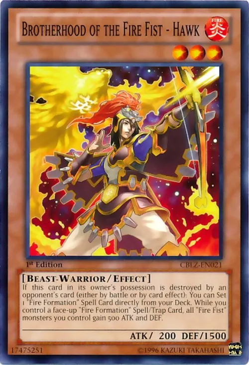 Brotherhood of the Fire Fist - Hawk - 1st Edition